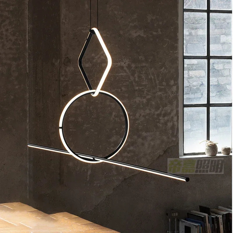 lustre nordique led pour décoration créative de la maison