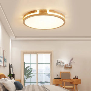 Modern smart and elegant wooden LED ceiling light