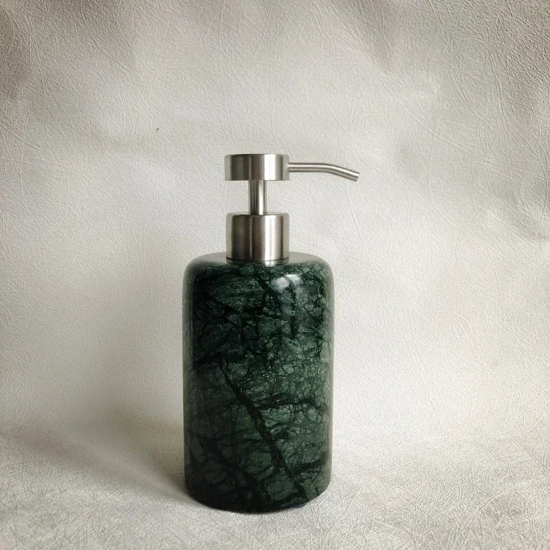 Wholesale Customized Natural Yellow Travertine Marble Stone Refillable Bathroom Liquid Dispenser, Lotions Soap Container - vue 8 sur 8
