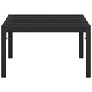 Black Garden Coffee Table 60x60x35 cm Steel, Good Quality Outdoor Products for patio, pool, terrace, garden, modern sofa