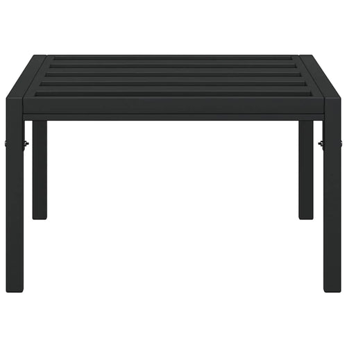 Black Garden Coffee Table 60x60x35 cm Steel, Good Quality Outdoor Products for patio, pool, terrace, garden, modern sofa - vue 4 sur 5