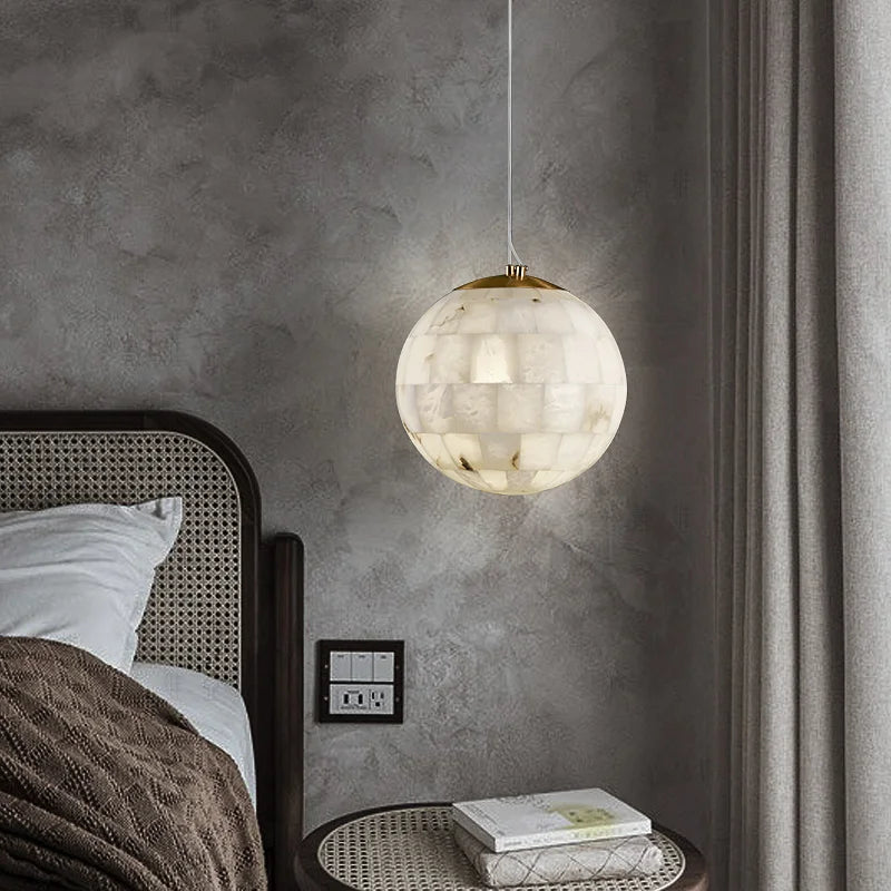 suspension en marbre naturel moderne pour décoration intérieure
