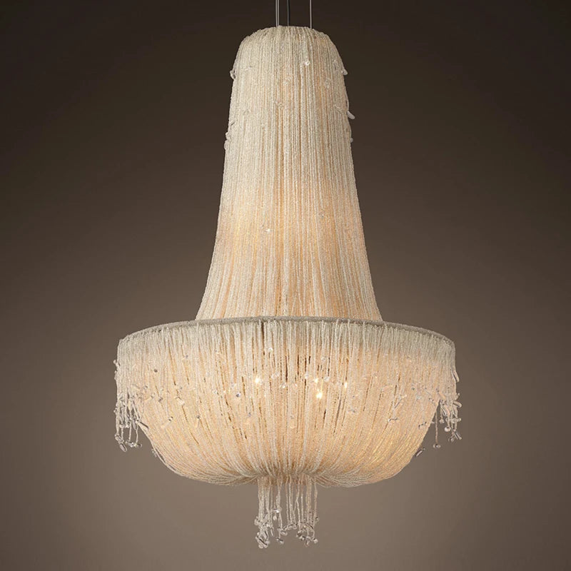 suspension en cristal rétro design créatif et luxueux - vue 10 sur 10