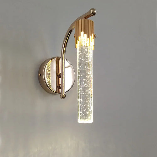 applique murale led en cristal décorative pour intérieur moderne