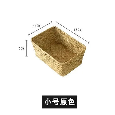 panier de rangement en osier tressé pour la cuisine - vue 12 sur 12