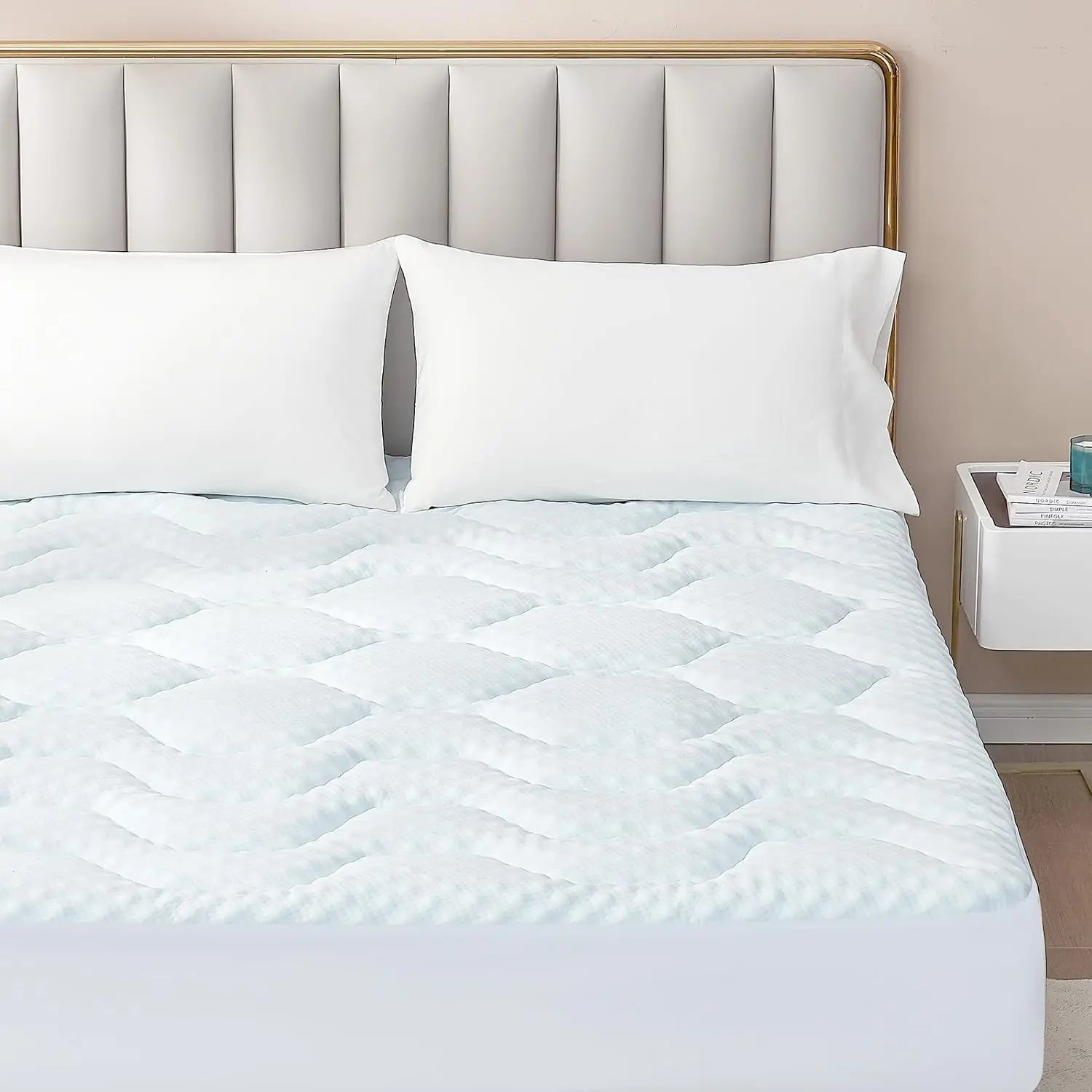 （Kostenloser Versand） Gel Topper 135x190cm Boxspringbett, Matratzentopper 135x190cm Memory Foam - vue 5 sur 6