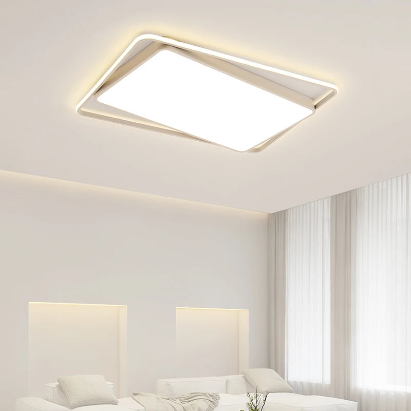 plafonnier led encastré minimaliste moderne pour loft - vue 4 sur 12