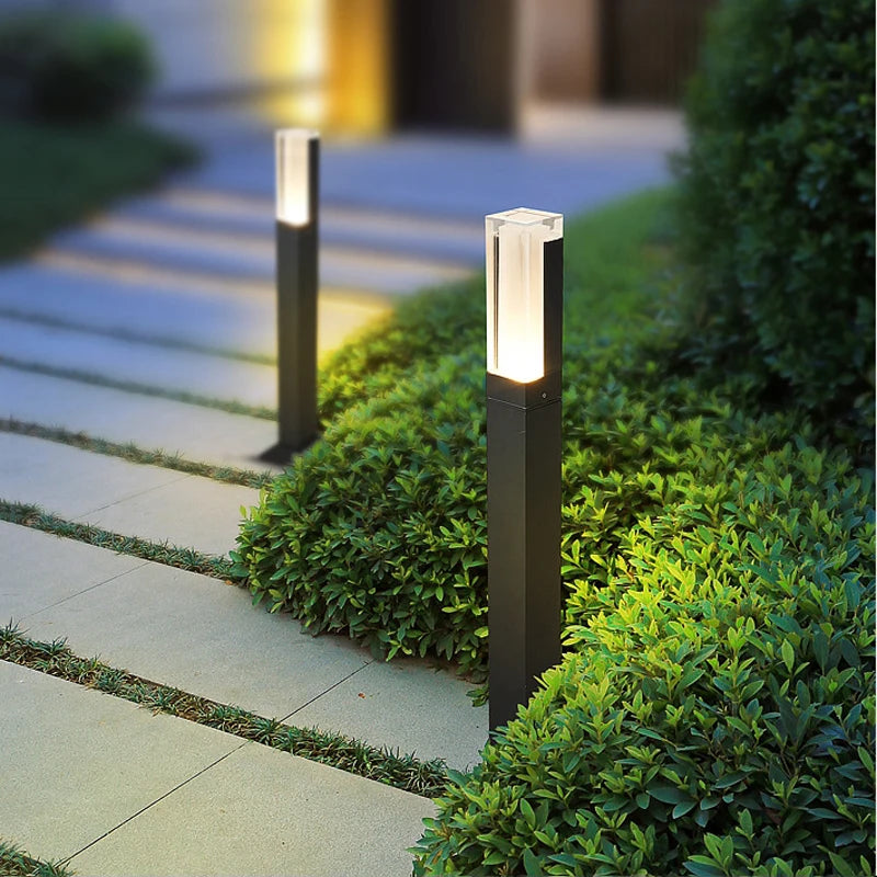 lampe extérieure étanche en aluminium pour jardin et paysage - vue 7 sur 7