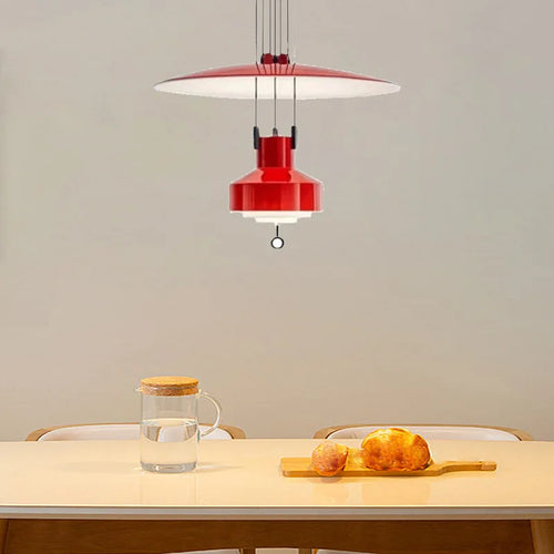 Lampe à Suspension réglable design lampe à Suspension Saliscendi nordique pour cuisine Restaurant lampe suspendue extensible créative