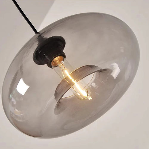 suspension modernes en verre pour restaurant bar boutique