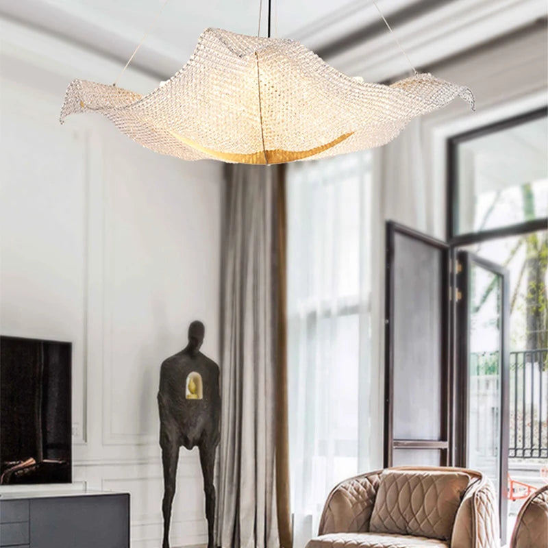 Lustres de plafond LED de luxe - vue 6 sur 9
