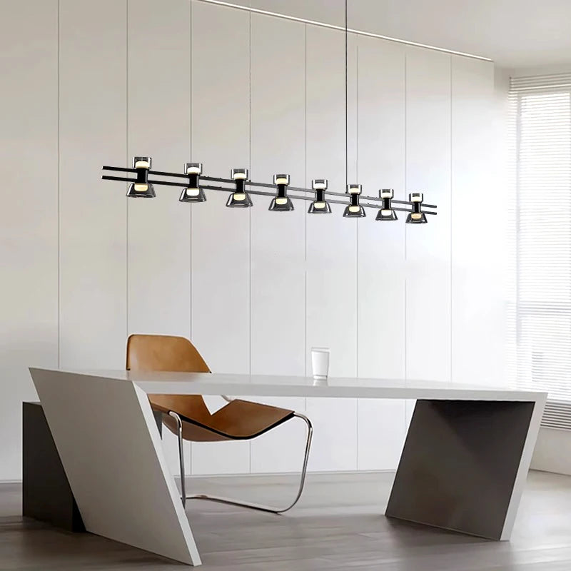 suspension moderne led lustres pour éclairage intérieur - vue 4 sur 14