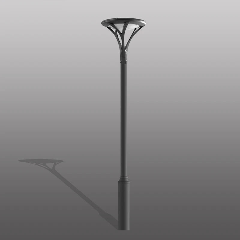 lampadaire moderne à éclairage led pour jardin - vue 7 sur 6