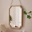 miroir vintage en bois massif pour maquillage étanche et antirouille