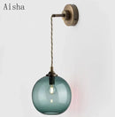 Decorative glass wall light nordic minimalist style