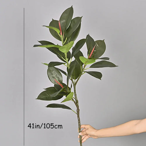 plantes artificielles ficus en plastique pour décoration intérieure et extérieure - vue 6 sur 10