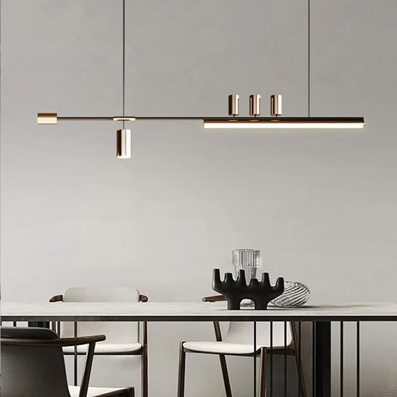 lustre moderne suspendu lumineux pour décoration intérieure - vue 4 sur 10
