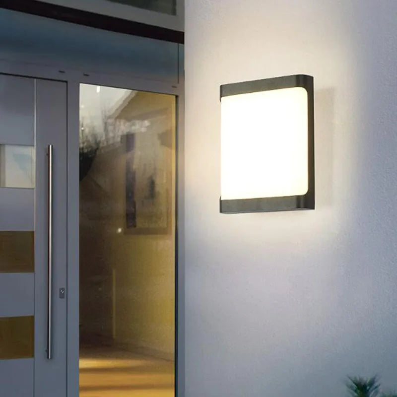 Applique murale extérieure de rue lampe étanche balcon lampe de jardin à LED couloir allée escalier Terrance applique luminaire - vue 4 sur 10