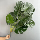 feuilles de tortue artificielles pour décoration intérieure plantes vertes