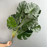 feuilles de tortue artificielles pour décoration intérieure plantes vertes