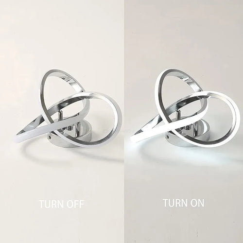 Minimalist rounded LED ceiling light - vue 10 sur 10