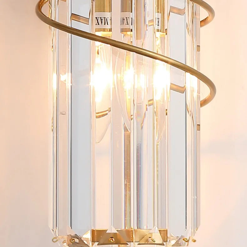 applique murale led cristal post-moderne simple décorative - vue 6 sur 7
