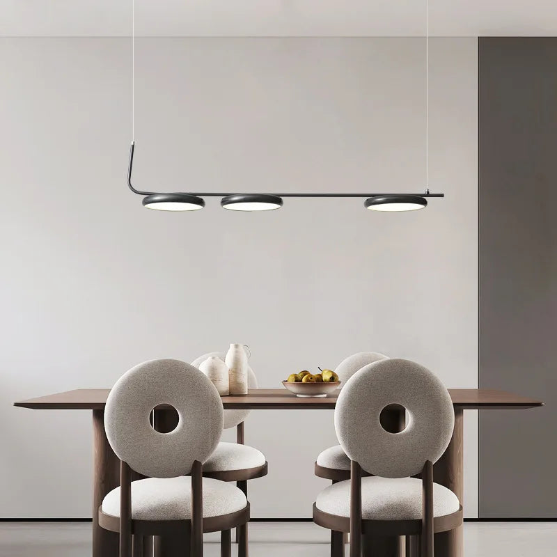 lustre moderne hauteur réglable luminaires suspendus - vue 4 sur 10