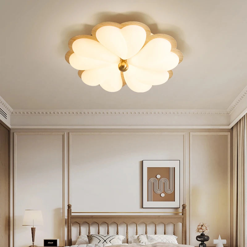 lampe à fleurs pour chambre d'enfant style princesse et étude - vue 3 sur 8