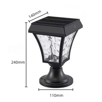 lampe solaire extérieure led imperméable pour jardin et espace extérieur