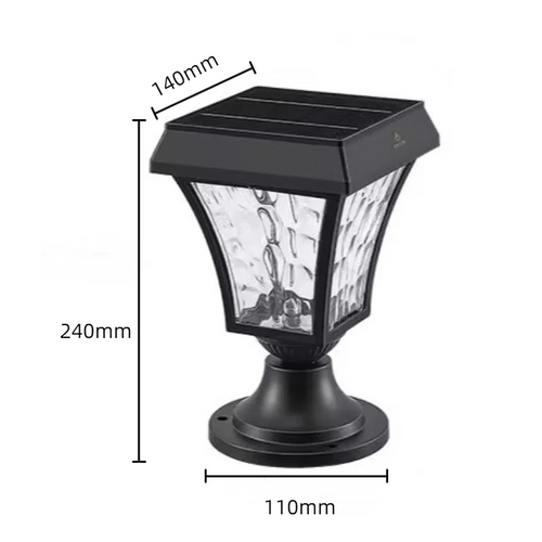lampe solaire extérieure led imperméable pour jardin et espace extérieur