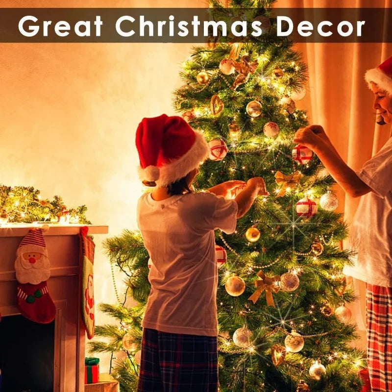 guirlande lumineuse led avec télécommande 8 modes décoration festive - vue 6 sur 13