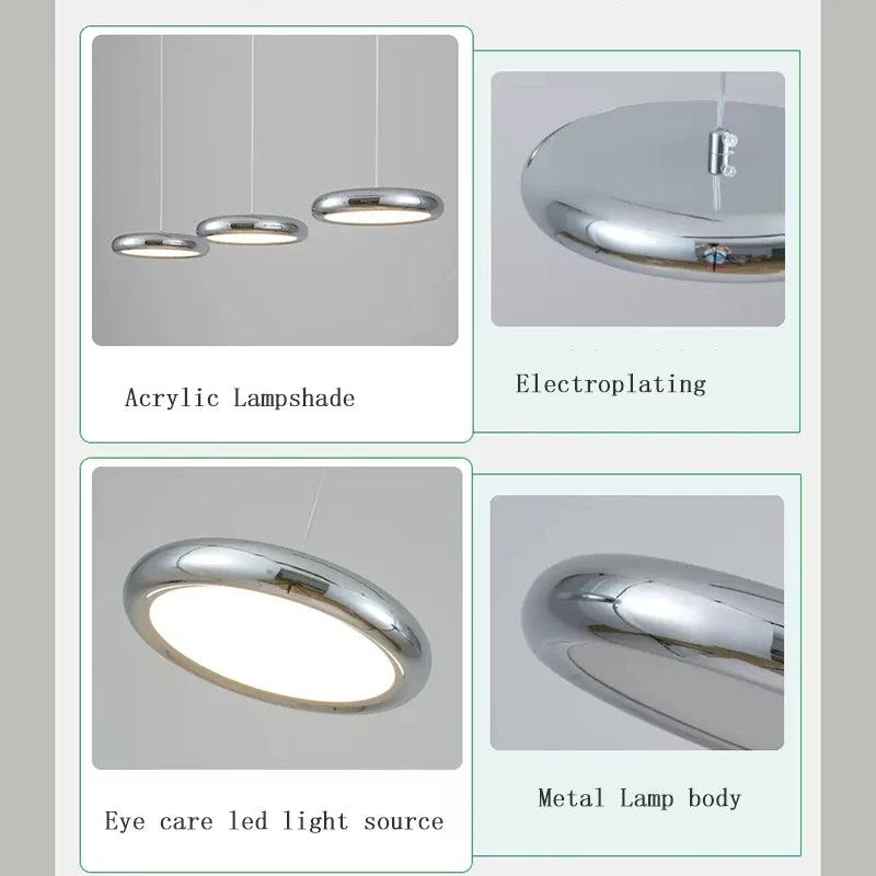 lustre rond moderne avec gradation pour restaurant et bar - vue 7 sur 12