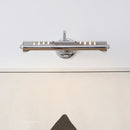 Decorative brass wall light in minimalist Japanese retro style