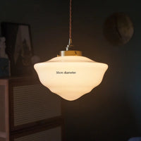 iwhd suspension led en verre et cuivre style nordique moderne