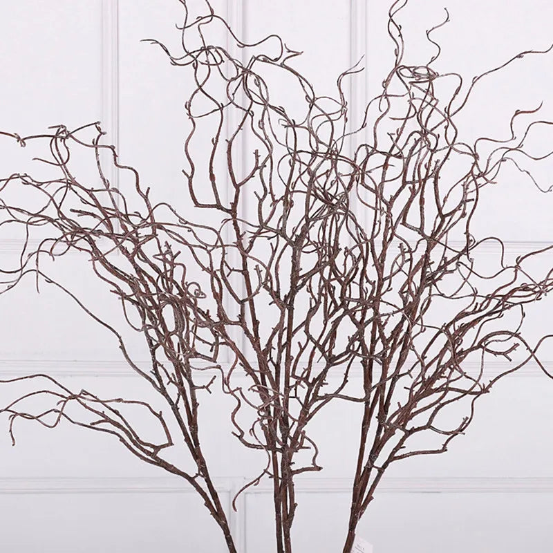 décoration en fleurs artificielles en rotin séché
