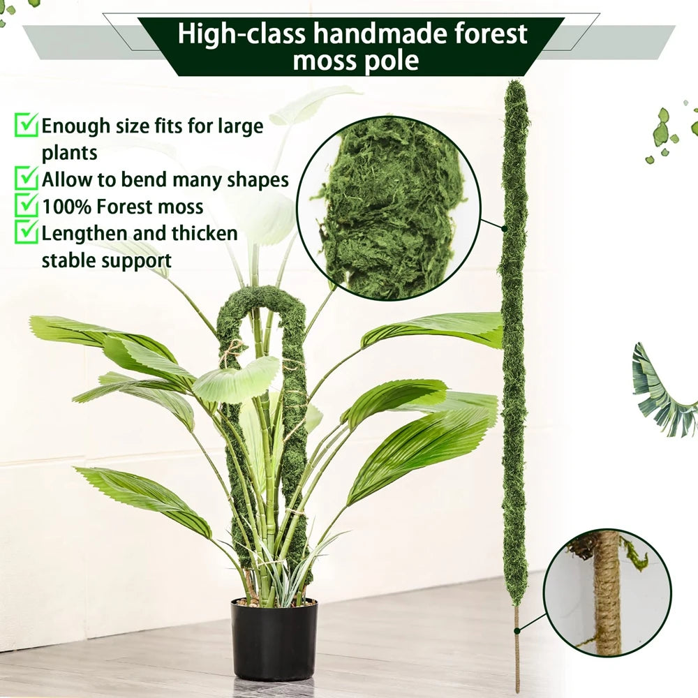 piquets pliables en mousse faits main pour plantes monstera en gros - vue 10 sur 15
