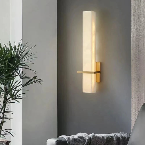 applique murale led en cuivre de luxe minimaliste