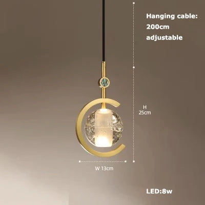 lustre moderne à LED pour un éclairage élégant et design - vue 19 sur 25