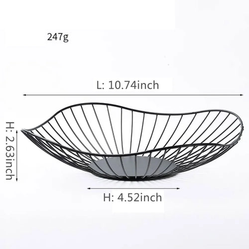 corbeille en métal pour fruits pain légumes et collations