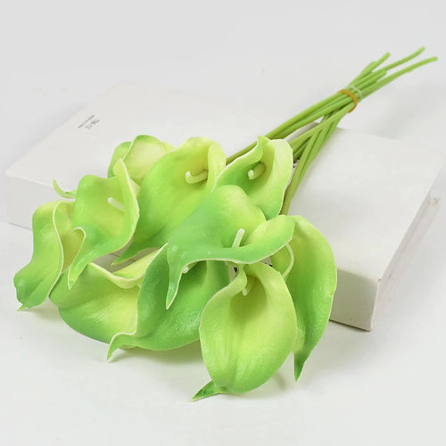 lot de fleurs artificielles lys calla pour mariage et décoration - vue 11 sur 17