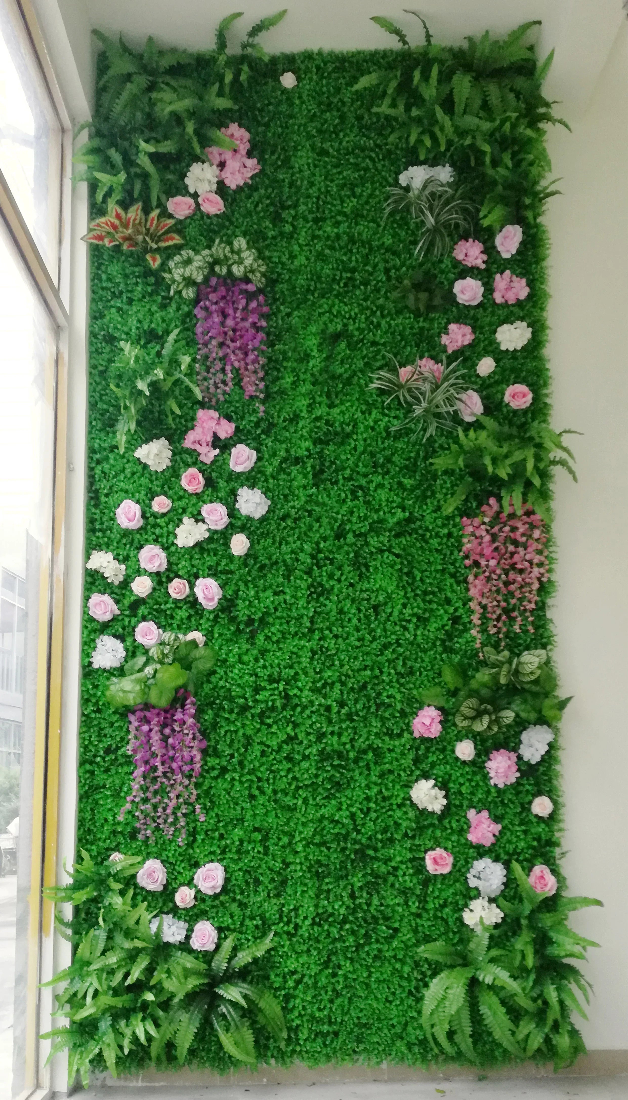 pelouse artificielle décoration murale pour événements et fêtes - vue 19 sur 21