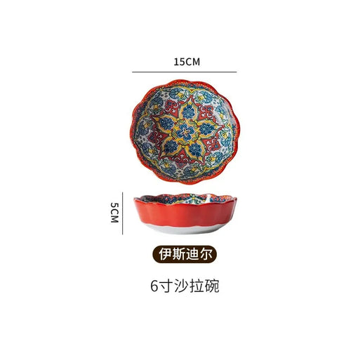 Bols ceramique ajoures special friteuse air 15 cm