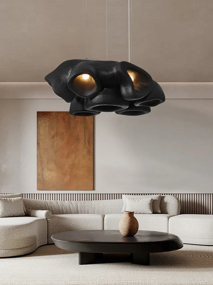 Nordic wabi sabi minimalist chandelier for interior decoration - vue 3 sur 11