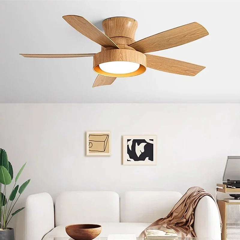 ventilateur de plafond moderne avec lumière pour l'été - vue 2 sur 9
