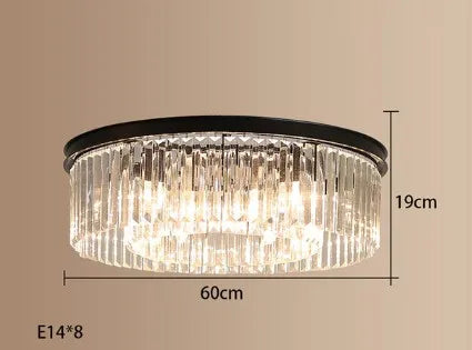 lustre en cristal suspendu pour éclairage intérieur design élégant - vue 12 sur 22