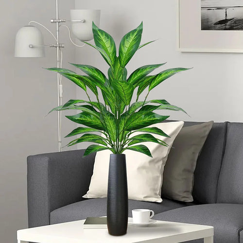 plantes artificielles branche de magnolia pour décoration extérieure jardin