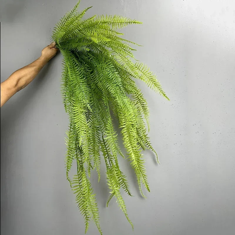 plante artificielle décoration vignes et fougères en plastique - vue 5 sur 11