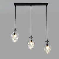 suspension loft américain rétro led crâne bouteille vin décoration café