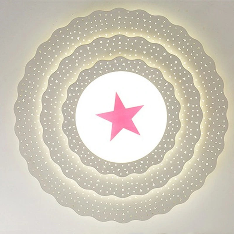 plafonnier led simple design moderne luminaire décoratif personnalisable - vue 6 sur 9