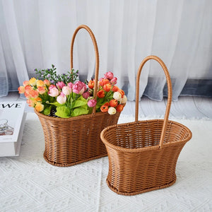 Handwoven multi-purpose storage basket